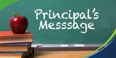 Principal's message .